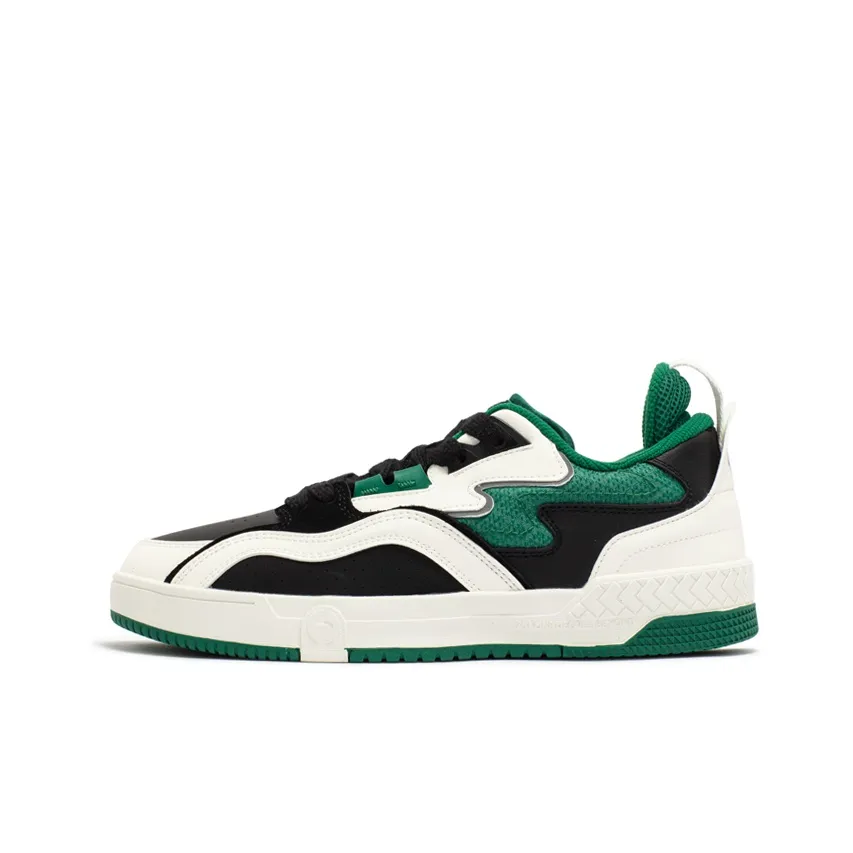 361° Tipping Low Top Skateboard Shoes Men's White Green