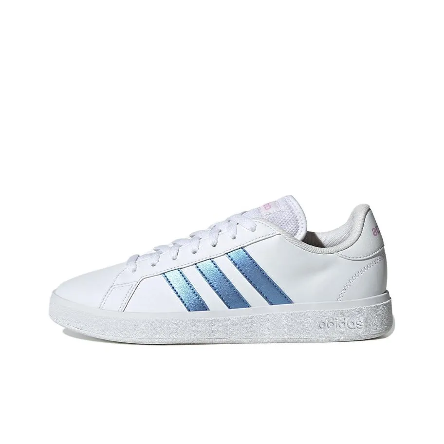 Adidas Grand Court 2.0 'White Metallic Blue' Women's