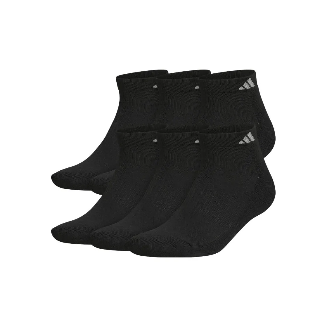 Adidas Free Shipping With AdiClub Athletic Cushioned Low Cut Socks 6 Pairs