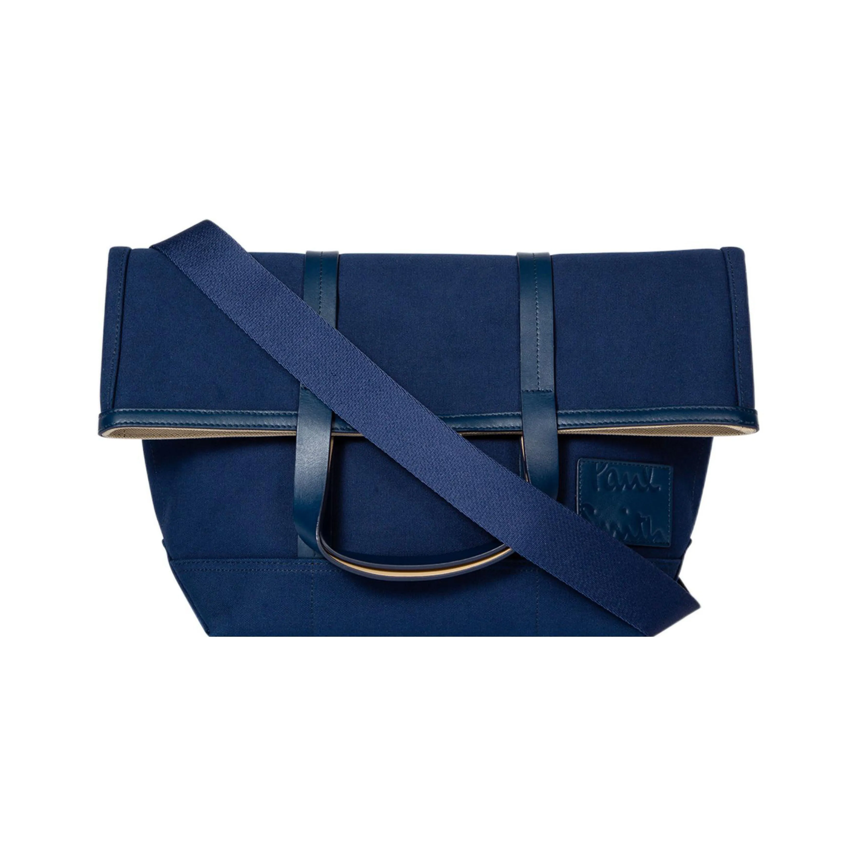 Paul Smith Cotton Handbag, Shoulder Bag, Crossbody Bag Men's Blue