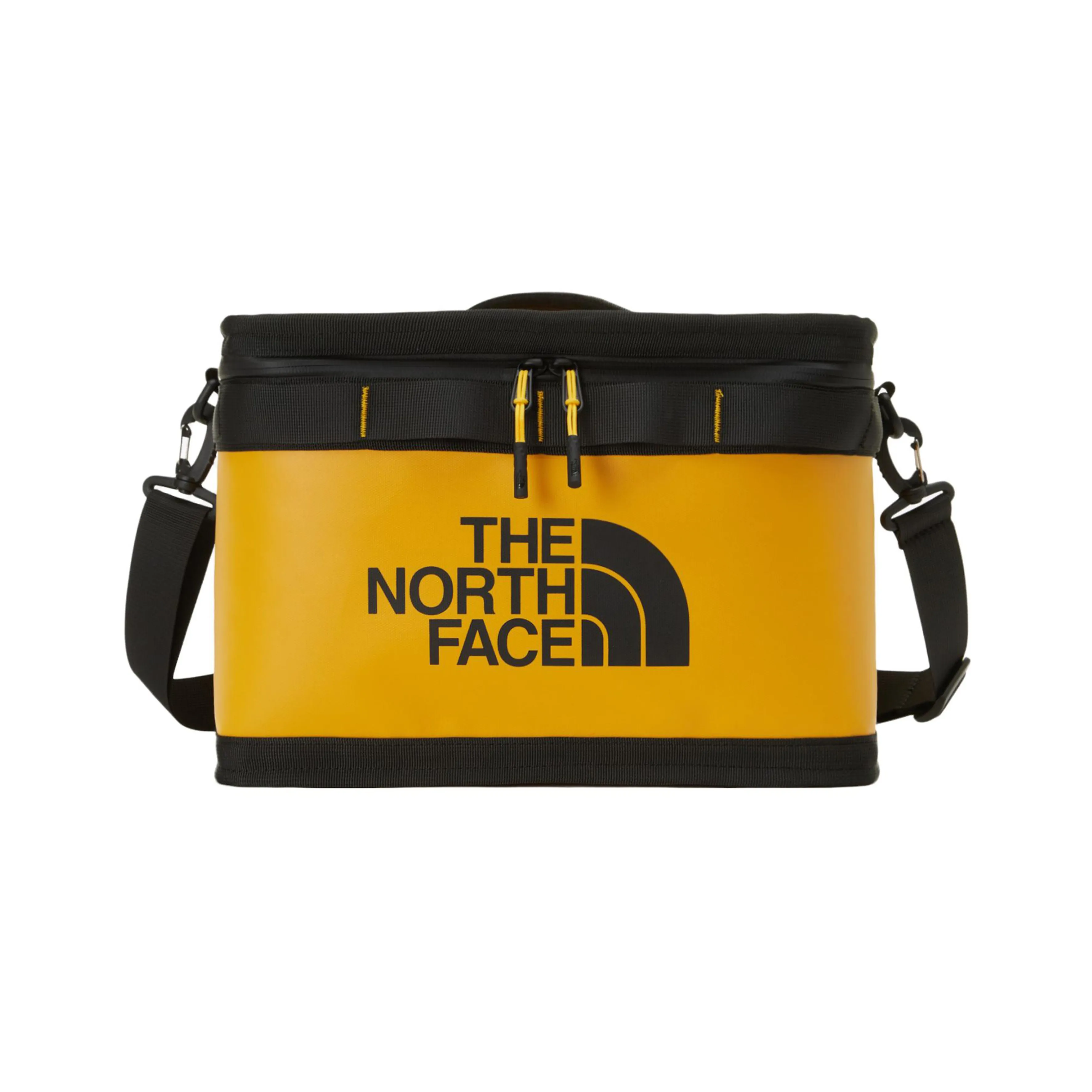 THE NORTH FACE 20L Shoulder Bag, Crossbody Bag, Outdoor Bag Polyester Black & Yellow Unisex