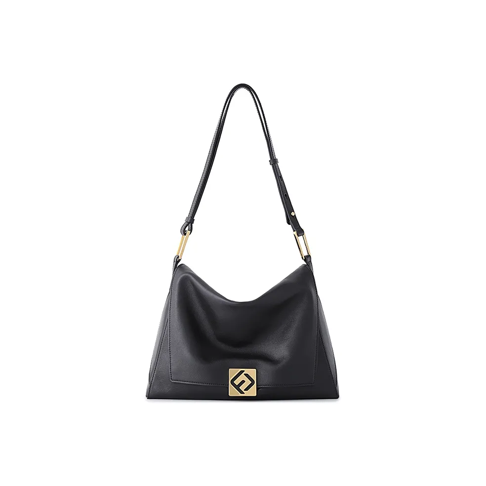 FION Cow Leather Tote Bag, Shopping Bag, Shoulder Bag Women's Multicolor
