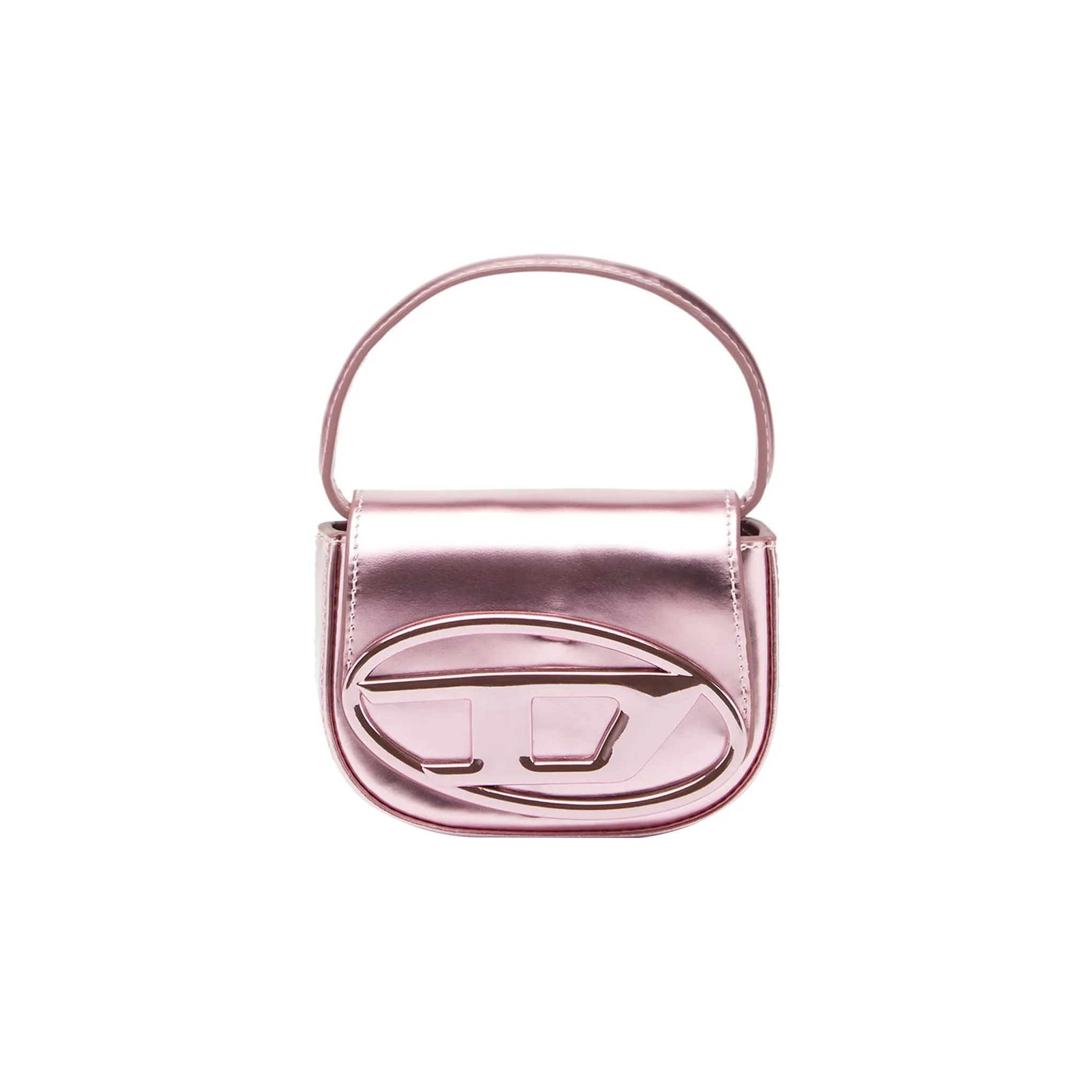 DIESEL Cow Leather 1DR Bag, Crossbody, One Shoulder Handbag Mini Women's Pink