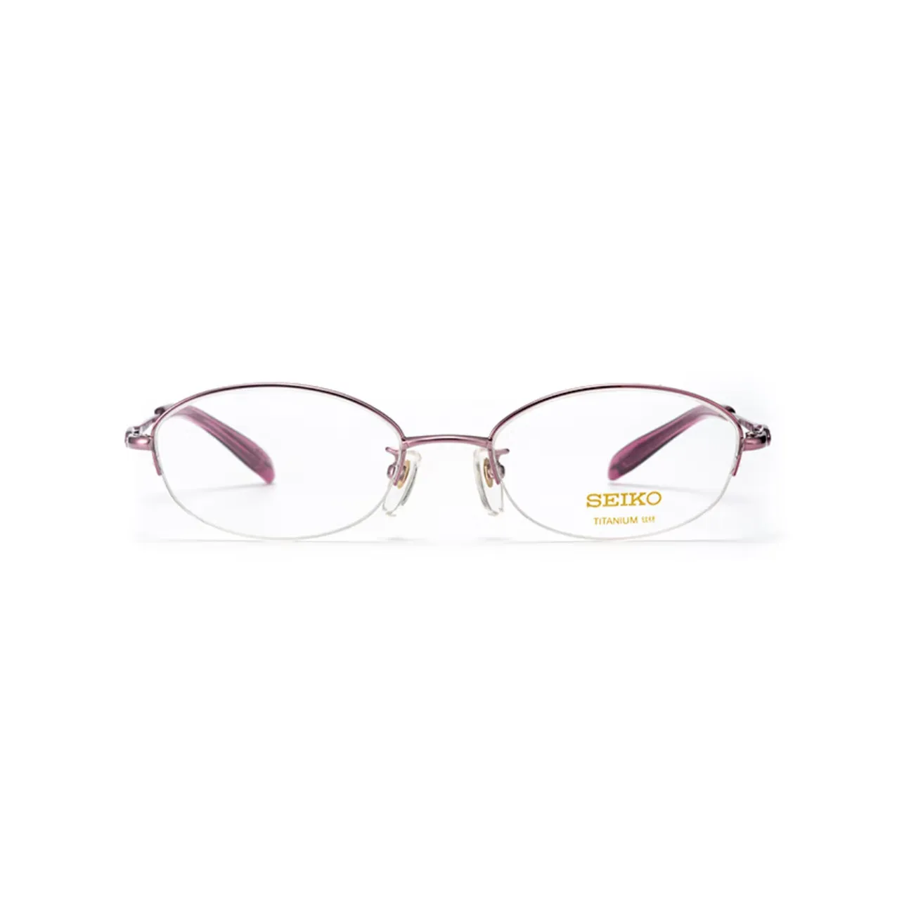 SEIKO Oval Optical Glasses Women's Light Purple