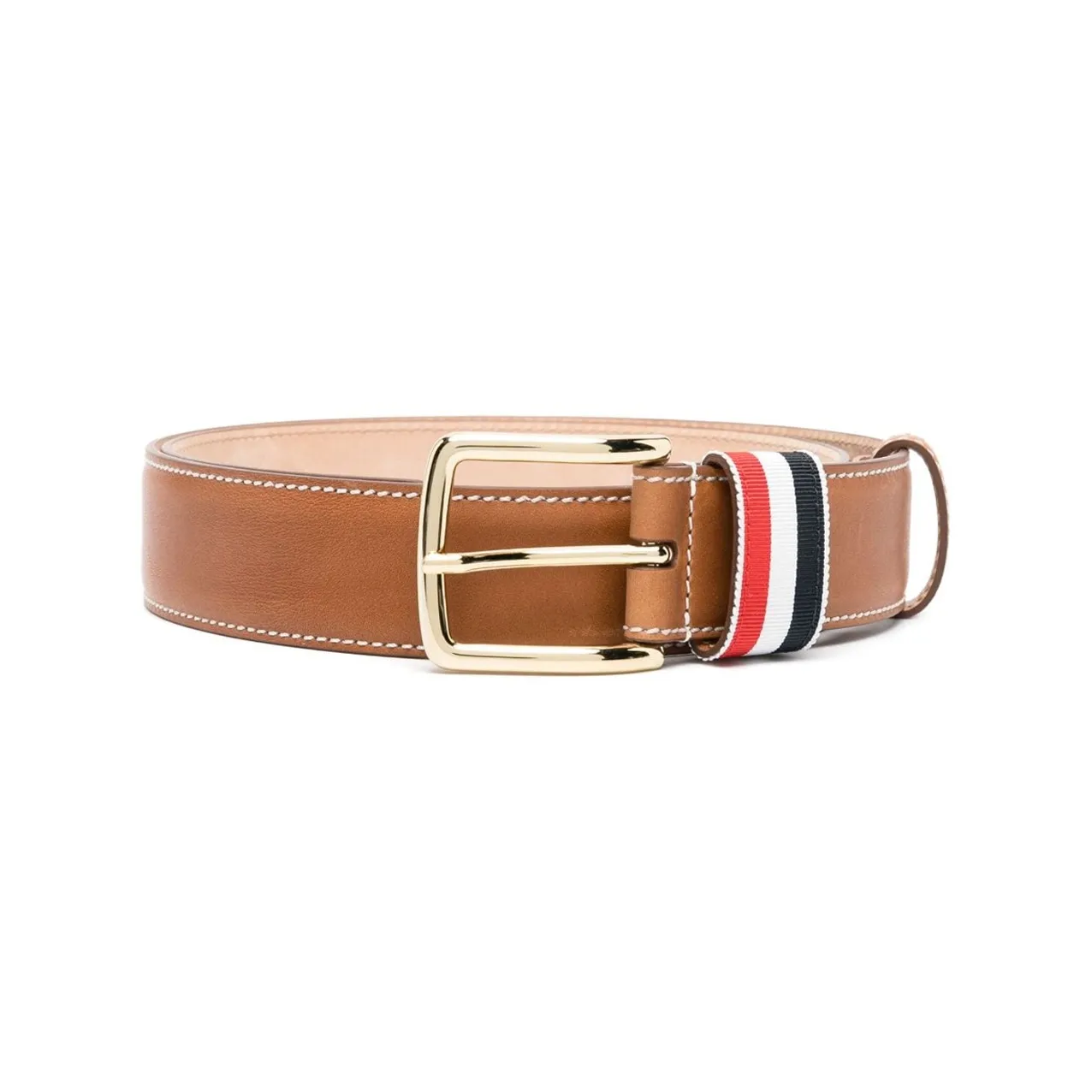 Thom E RWB stripe Leather Belt
