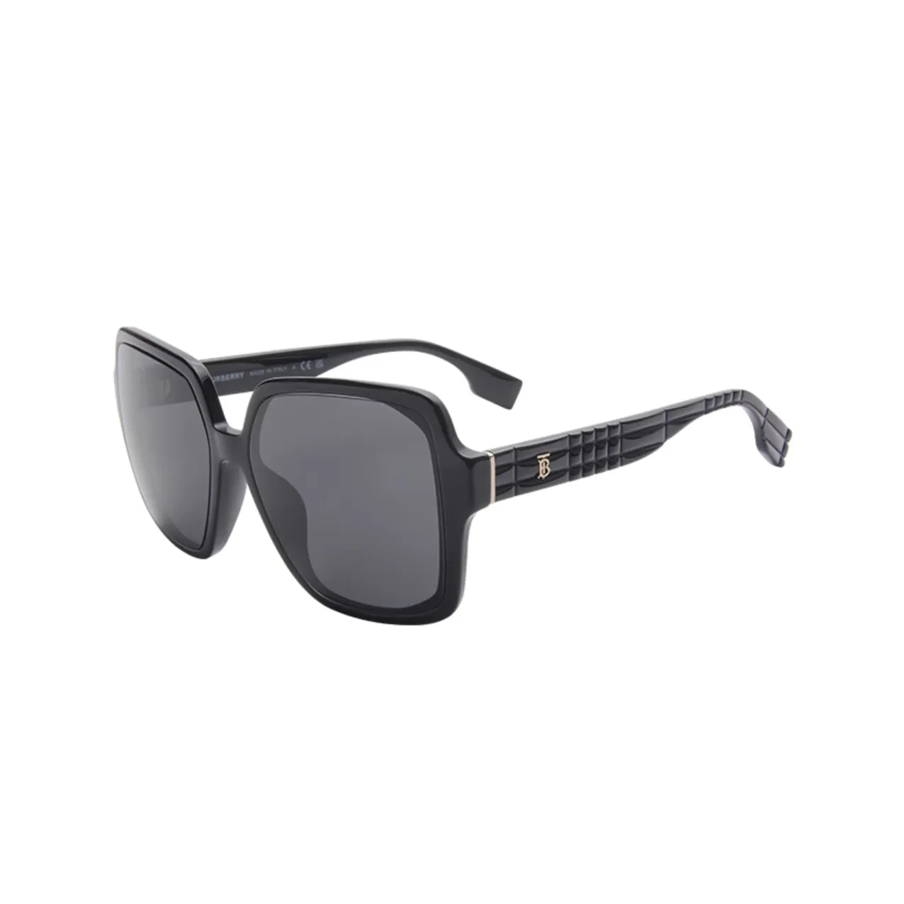 Burberry Irregular Shape Sunglasses Unisex Black
