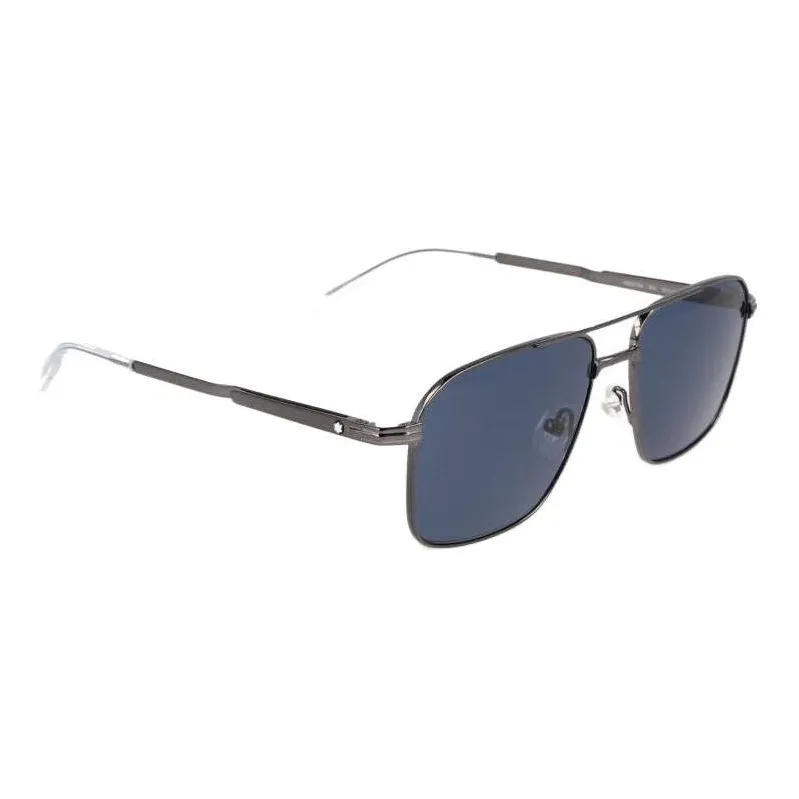 MONTBLANC Alloy Aviator Sunglasses Women's Gray