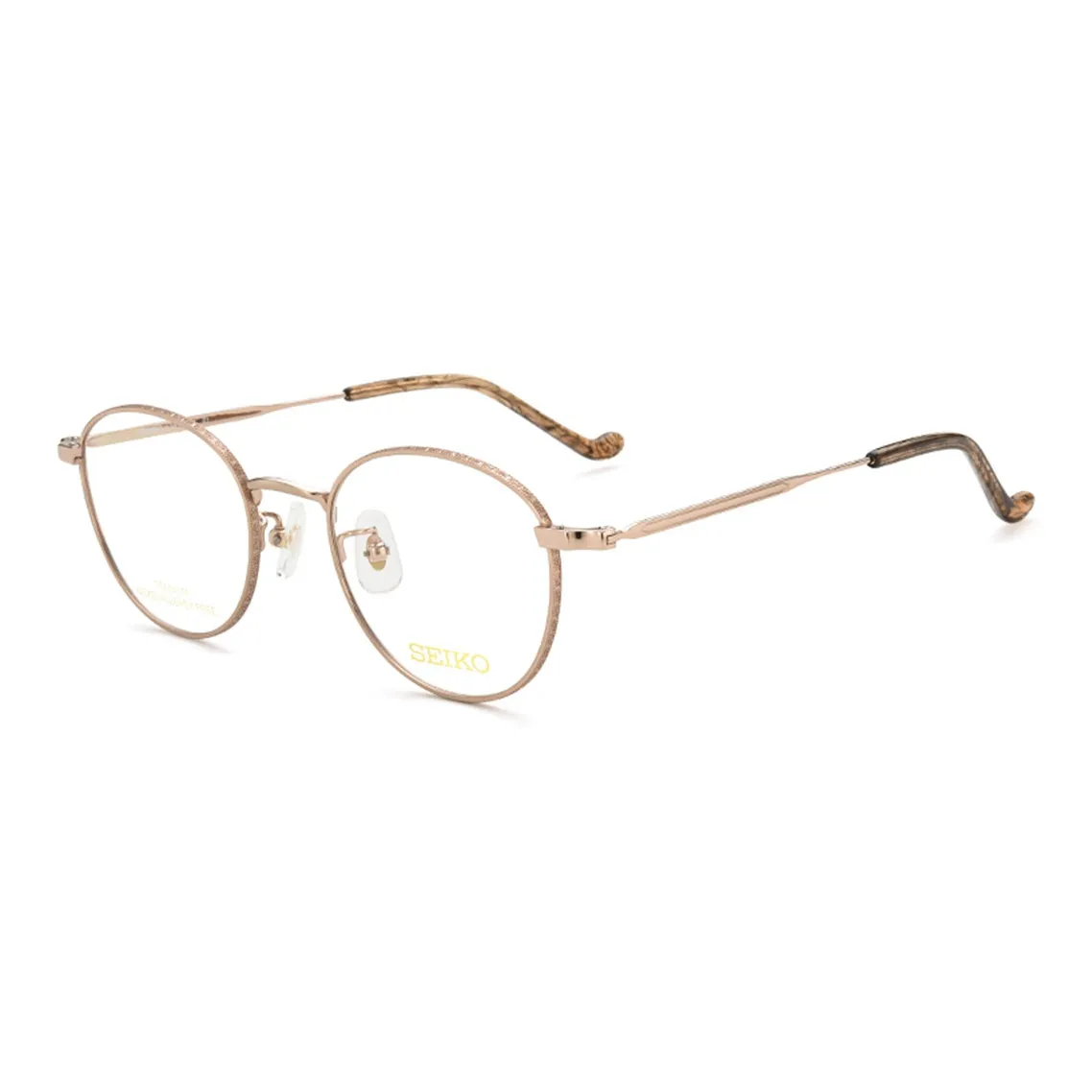 SEIKO Vintage Collection Титановый сплав Овал Оправы для очков Унисекс Золото
