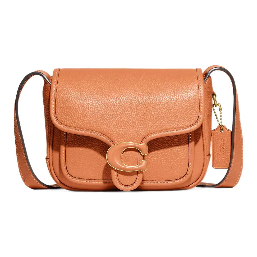 COACH Tabby Cow Leather Messenger Bag, Shoulder Bag, Crossbody Bag Small Women's Orange