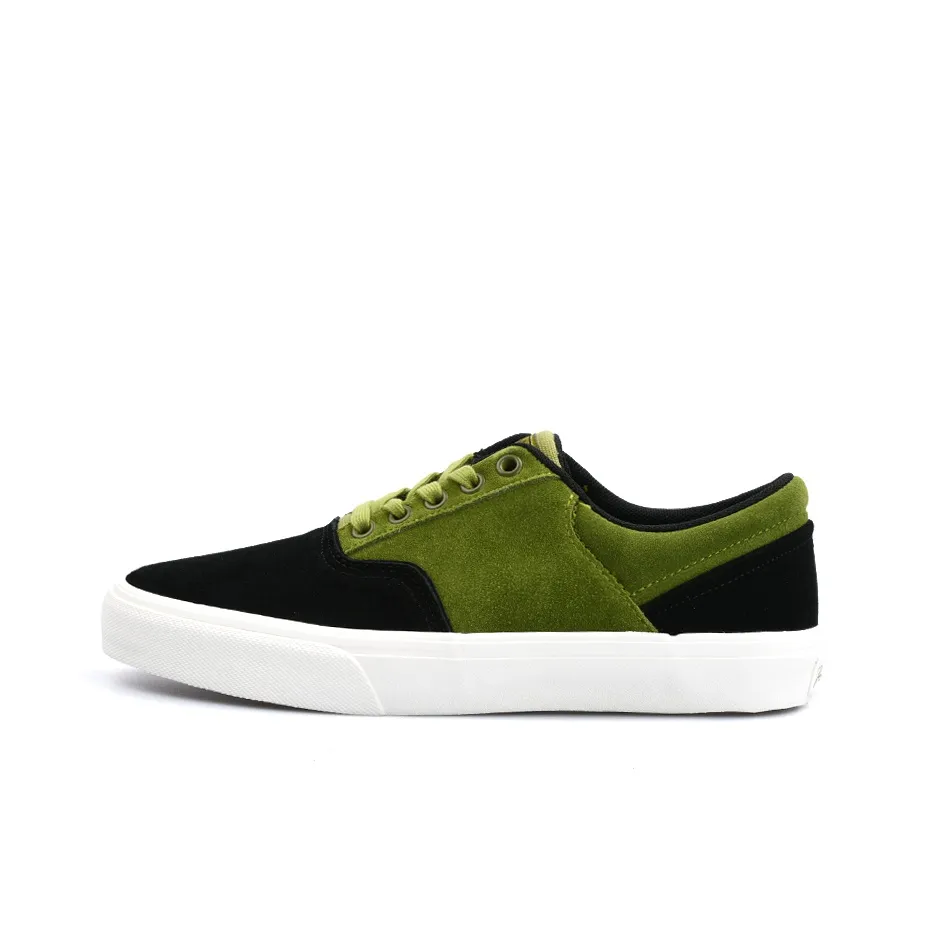 GOLUCK Anti Slip Wear Resistant Low Top Skateboard Shoes Unisex Green