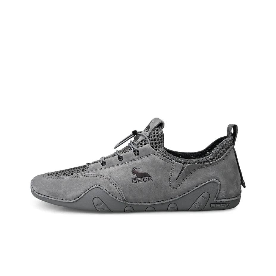 BECK Casual Shoes Men's Low Top Sand/Gray