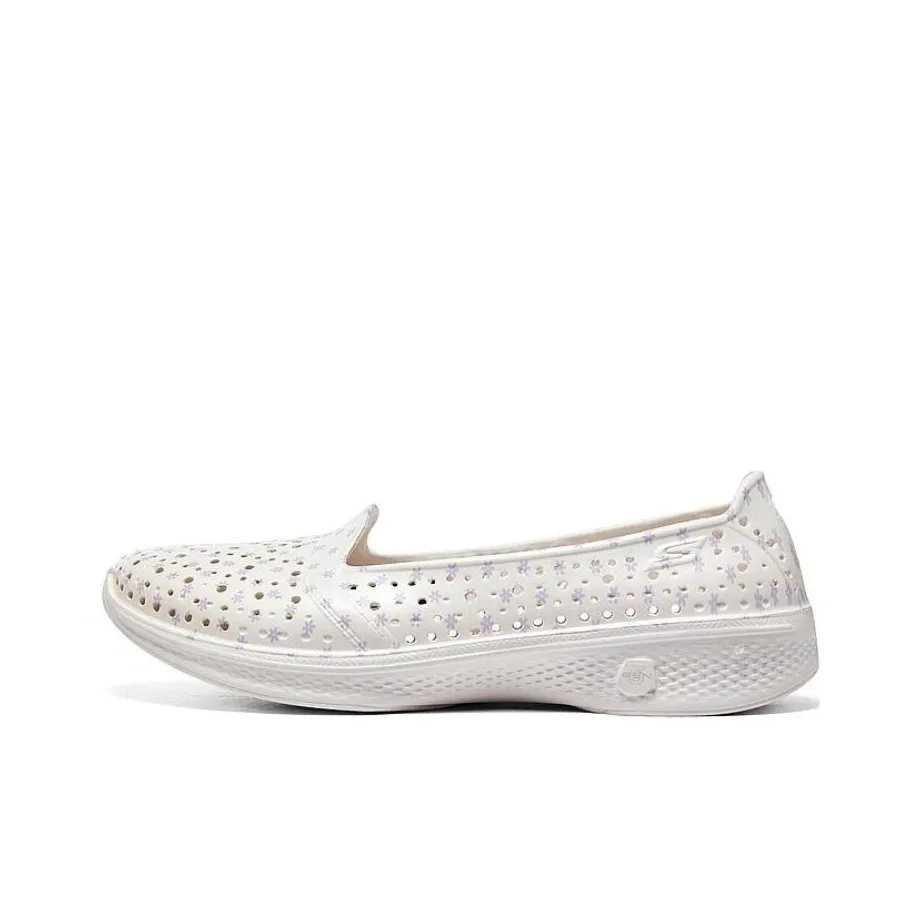 Skechers H2 Go Low Top Sports Casual Shoes Women's Ivory