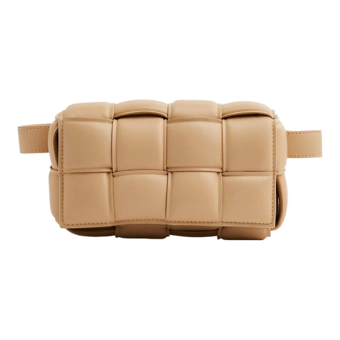 Bottega Veneta Leather Shoulder Bag, Crossbody Bag, Fanny Pack Regular Women's Beige