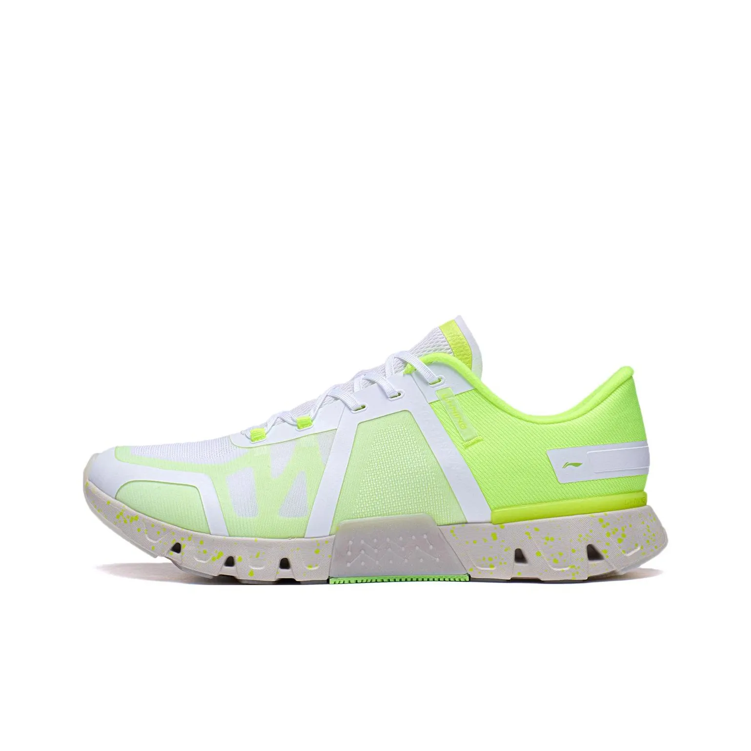 LiNing Antelope Spirit амортизирующие противоскользящие устойчивые к истиранию низкий топ кроссовки для тренировок женские зеленый белый