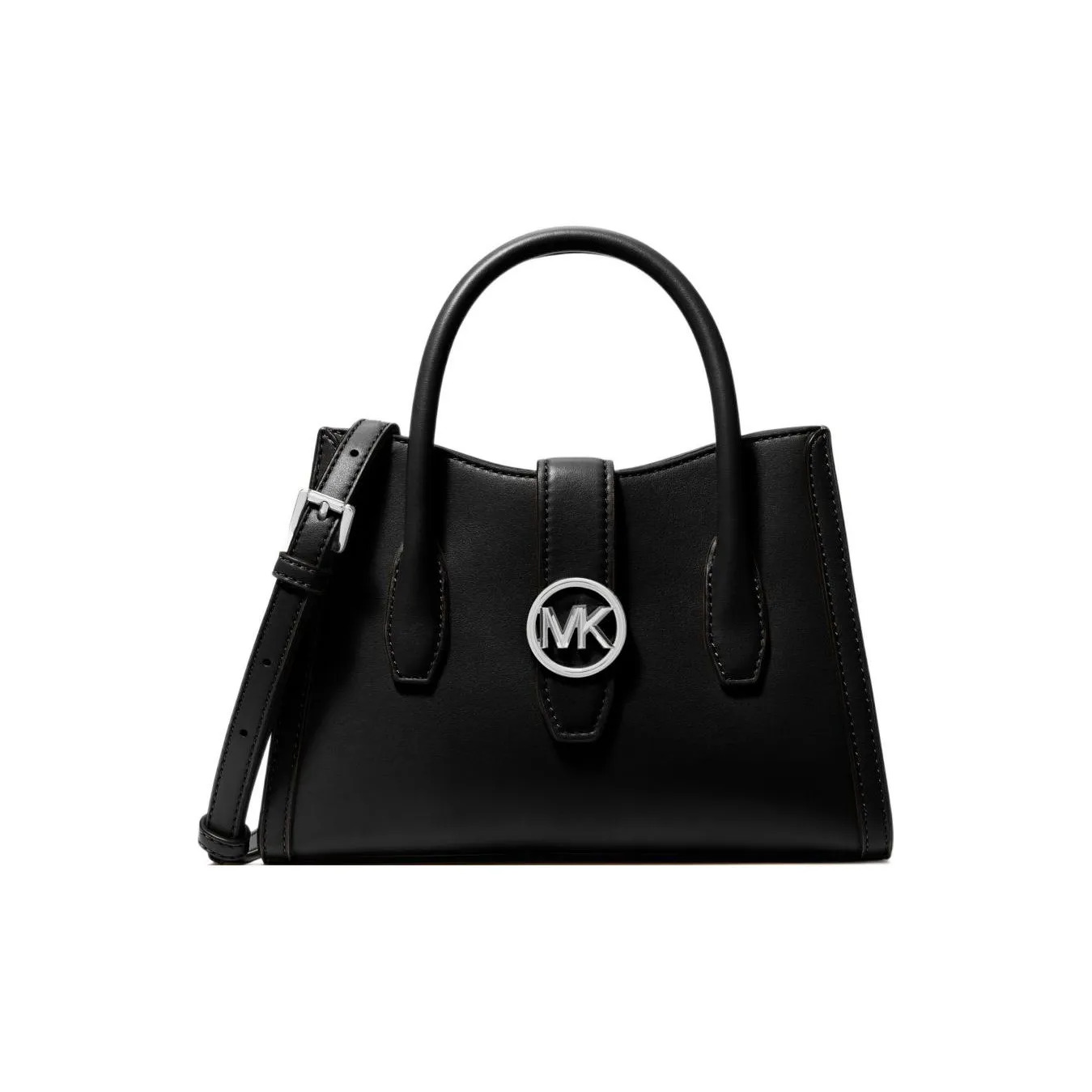 MICHAEL KORS Gabby Искусственная кожа Полиэстер Сумка через плечо Сумка через плечо Маленькая Женская Черная