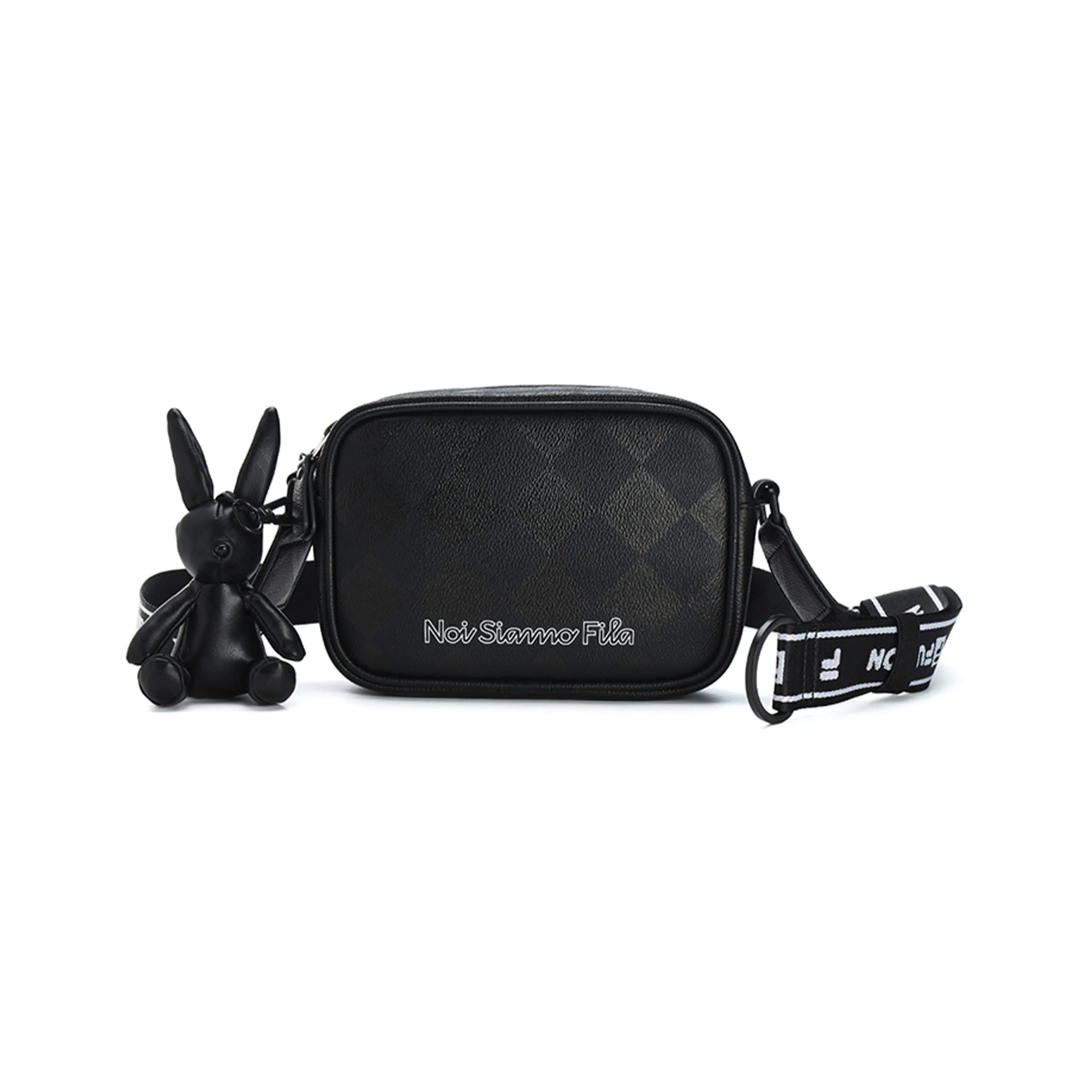 FILA Fusion PU Shoulder Bag Crossbody Bag Regular Women's Black