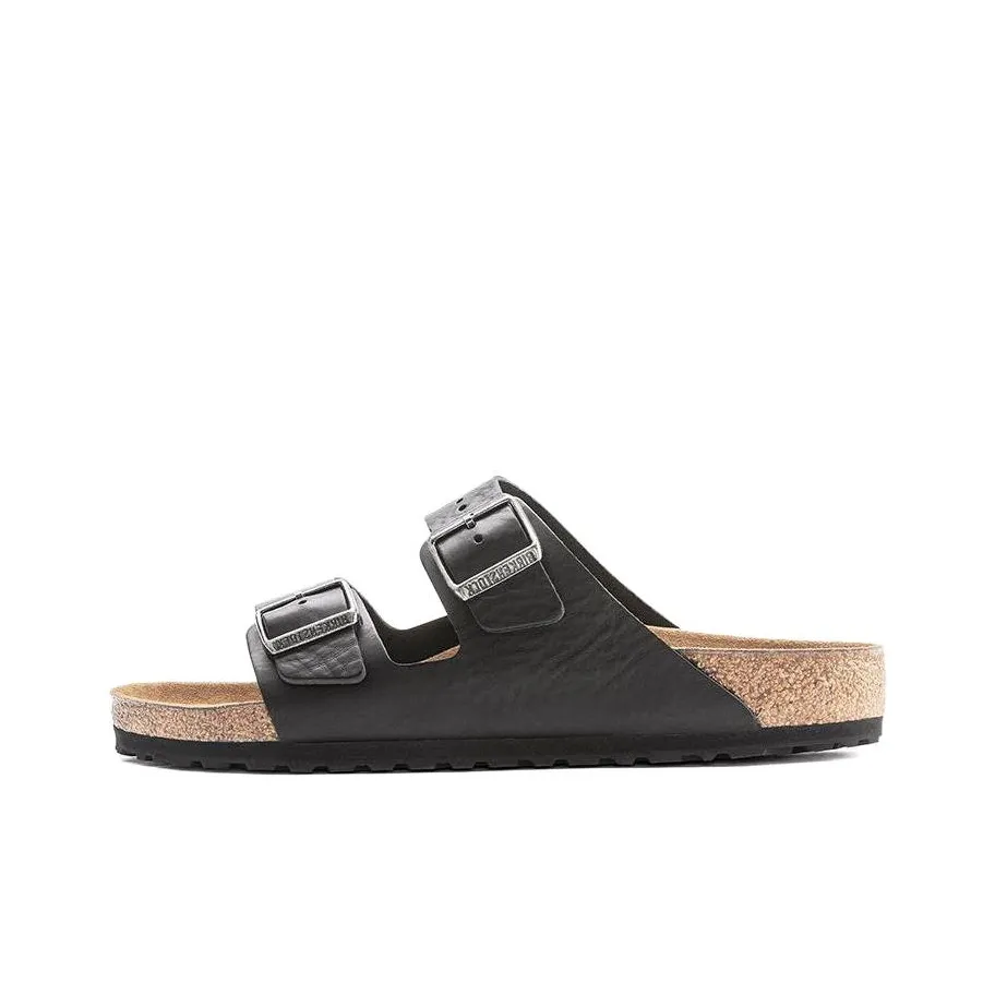 Birkenstock Arizona Grip Leather Slides