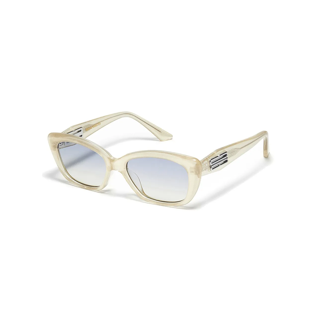 GENTLE MONSTER Cat Eye Sunglasses Unisex White