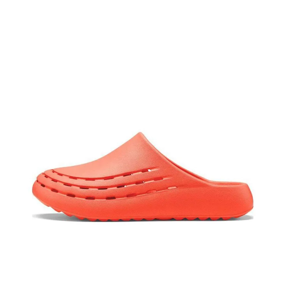 Ecco Стильные Сандалии Женские Неоновый Оранжевый