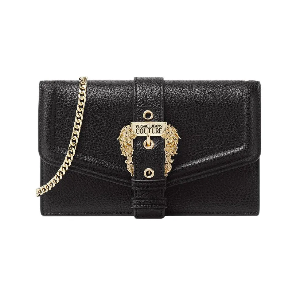 VERSACE JEANS COUTURE Полиэстер Сумка через плечо Сумка на плечо Женская Черная