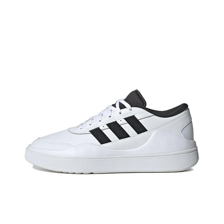 Adidas Osade Slip-resistant Low Top Casual Unisex White Black Adidas Osade Slip-resistant Низкий Топ Casual Унисекс Белый Черный
