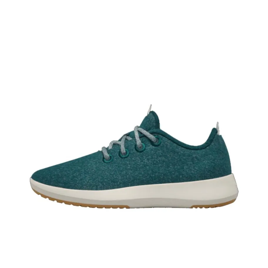 Allbirds Wool Runner Mizzle Wear-Resistant Low-Top Casual Shoes Women's Green