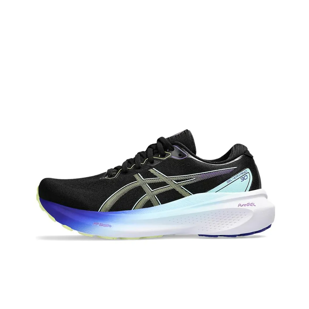Asics Gel Kayano 30 Black Glow Yellow Women's