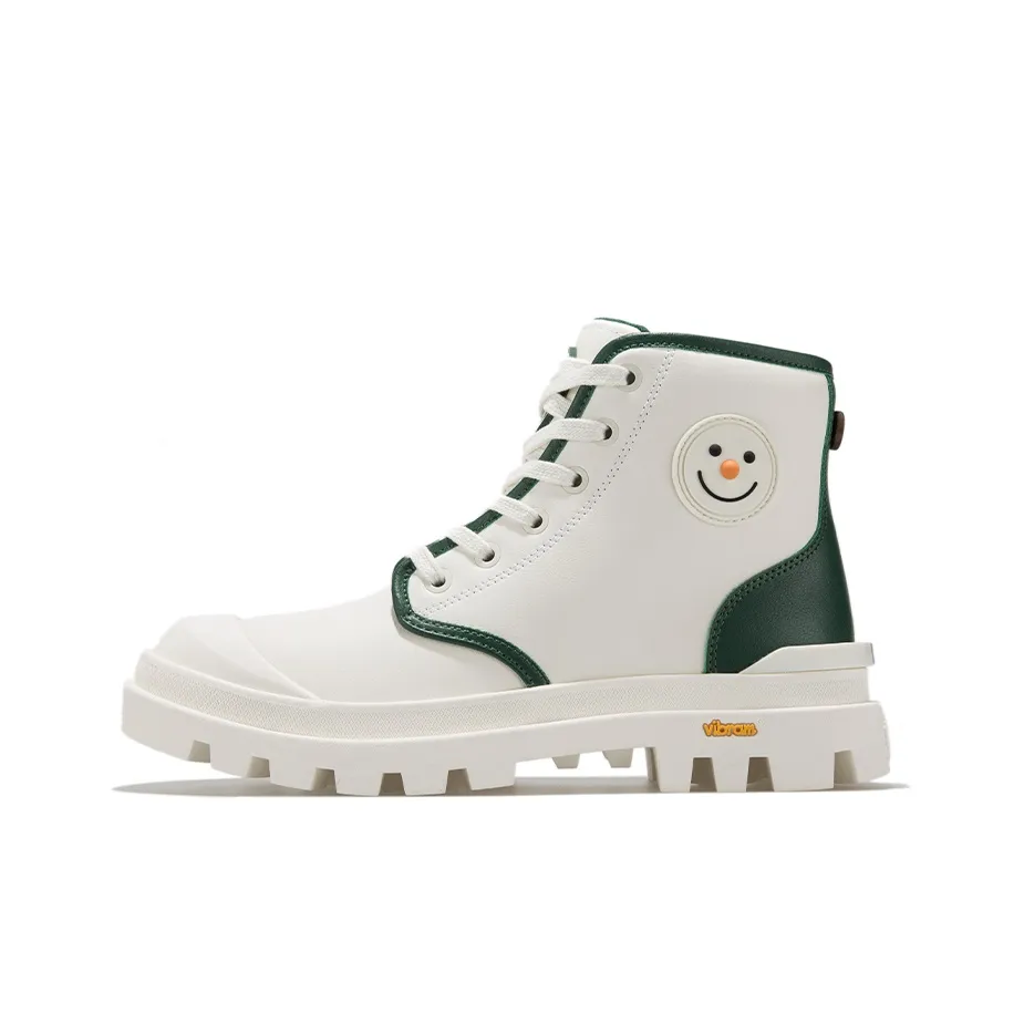 Palladium Pampa Short Martin Boot Women's White Green