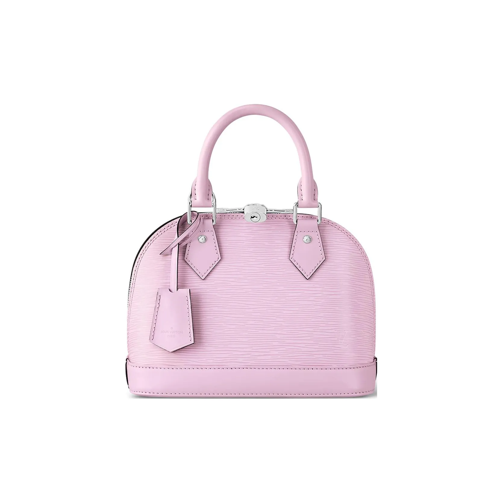 LOUIS VUITTON Alma Epi Leather Shoulder Bag Crossbody Bag Handbag Small Size Women's Pink