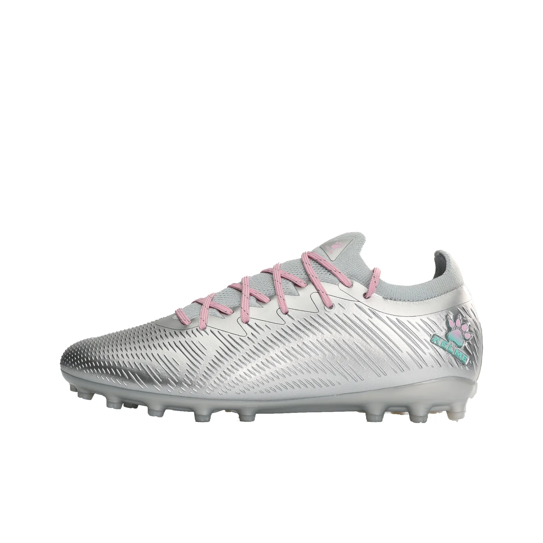 KELME MG MULTI Ground Anti-slip Легкие Футбольные бутсы Унисекс Серебряный