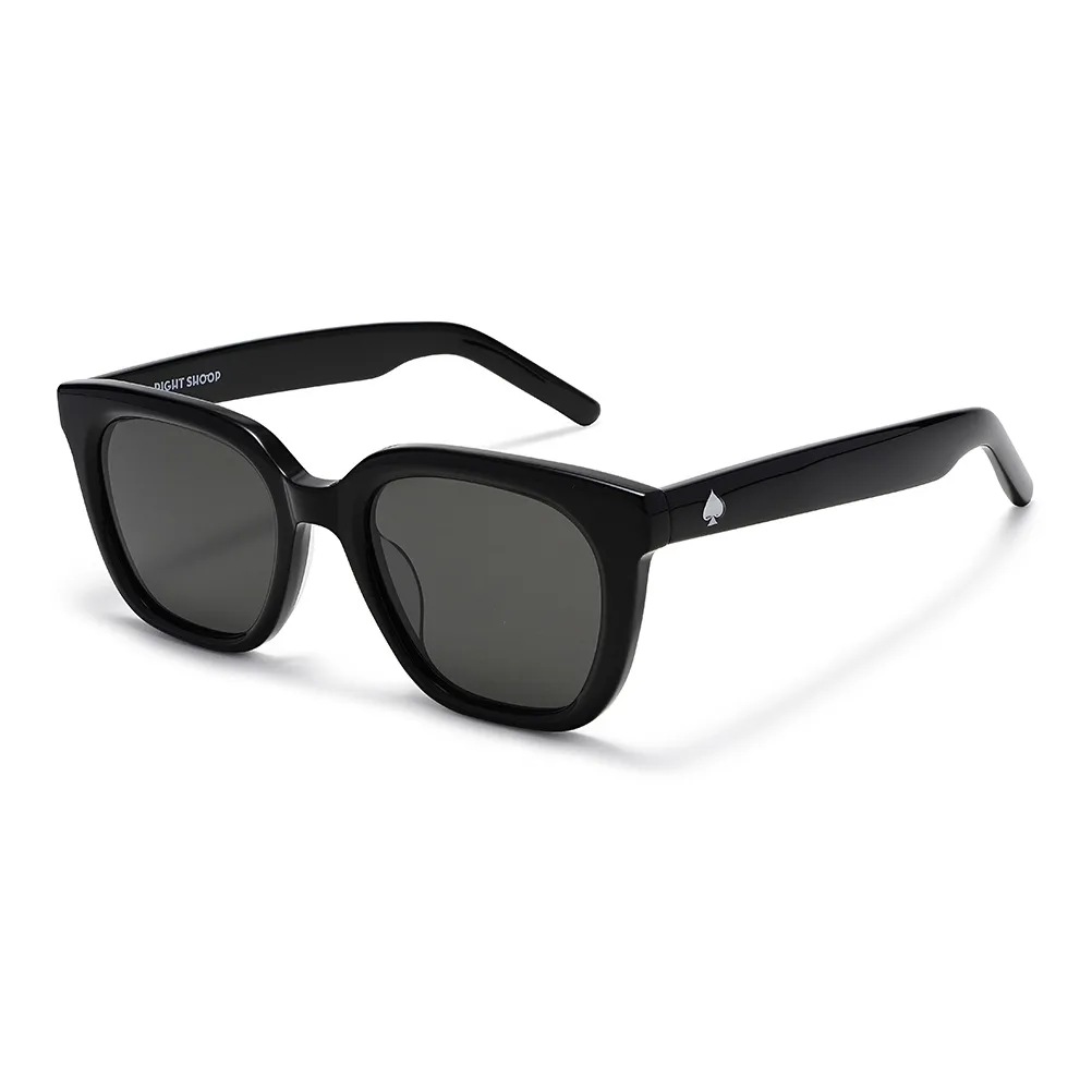 RIGHT SHOOP Plate Frame Square Sunglasses Unisex