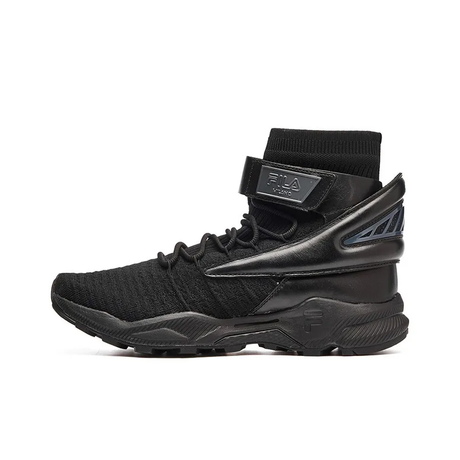 FILA Frachey Амортизация Устойчивый к истиранию Дышащий Высокий Топ Повседневный Мужской Черный