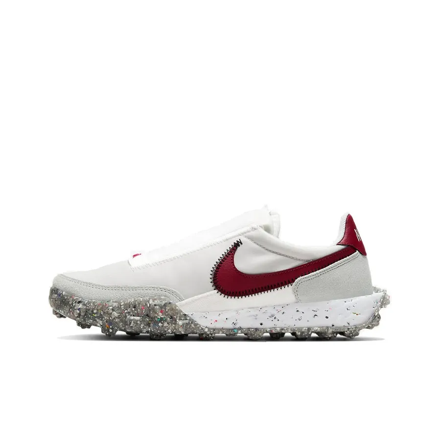 Nike Waffle Racer Crater Summit White Team Red Women's