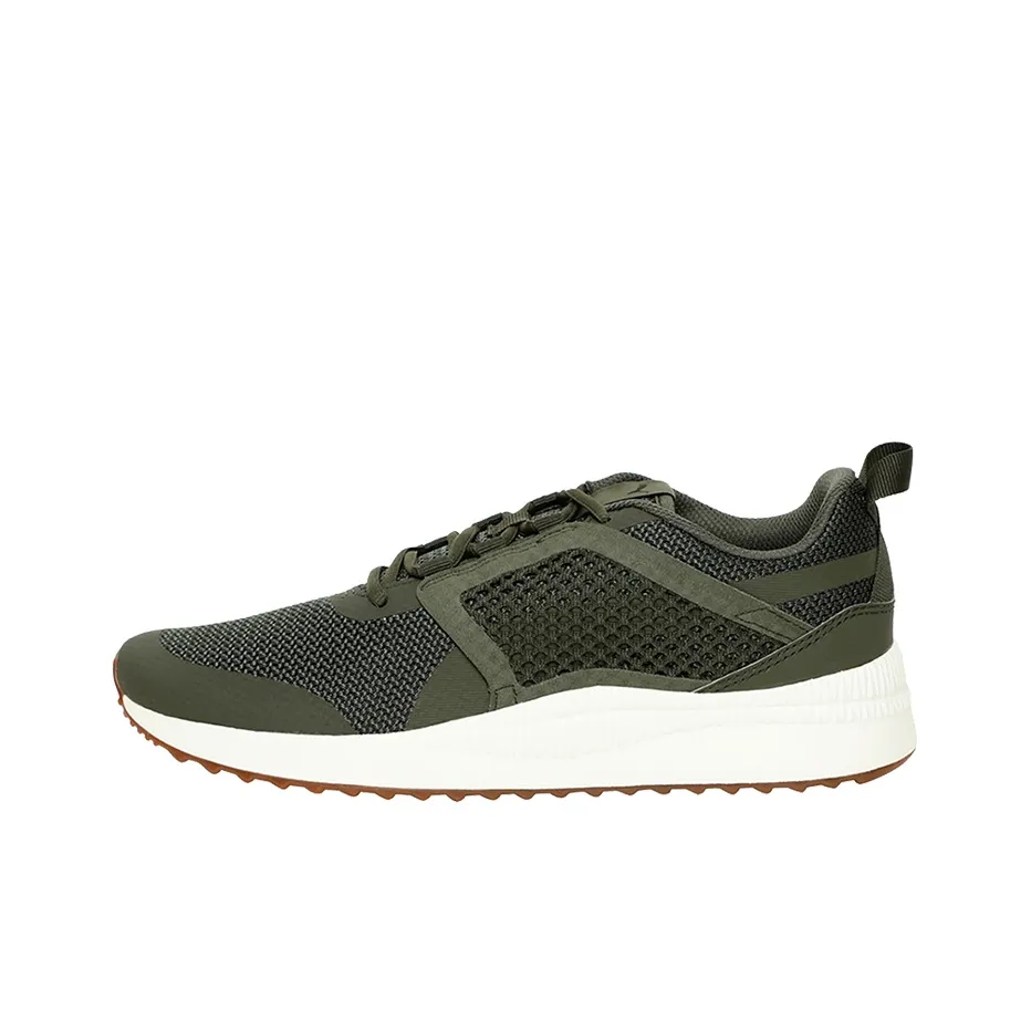 PUMA Pacer Next Net Low Running Shoes Armygreen 'Army Green White' Women's