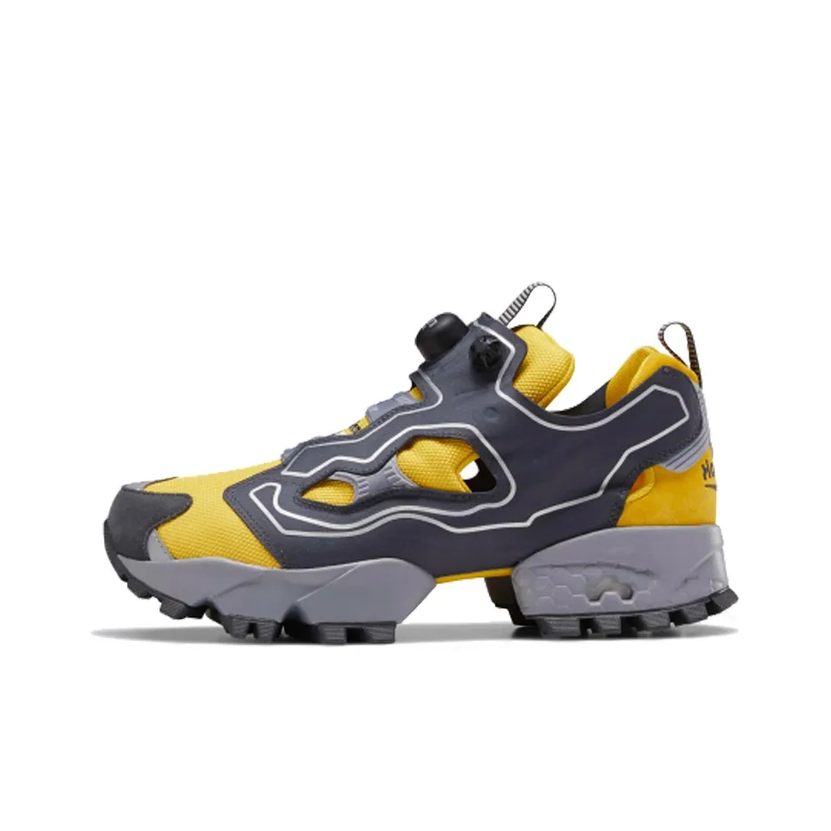 Reebok Instapump Fury Trail Shroud Low Топ Повседневная обувь Унисекс Серый Желтый