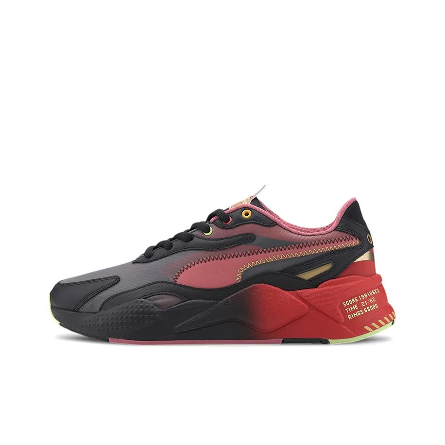 PUMA RS X 3 Sonic The Hedgehog Black Red Women's
