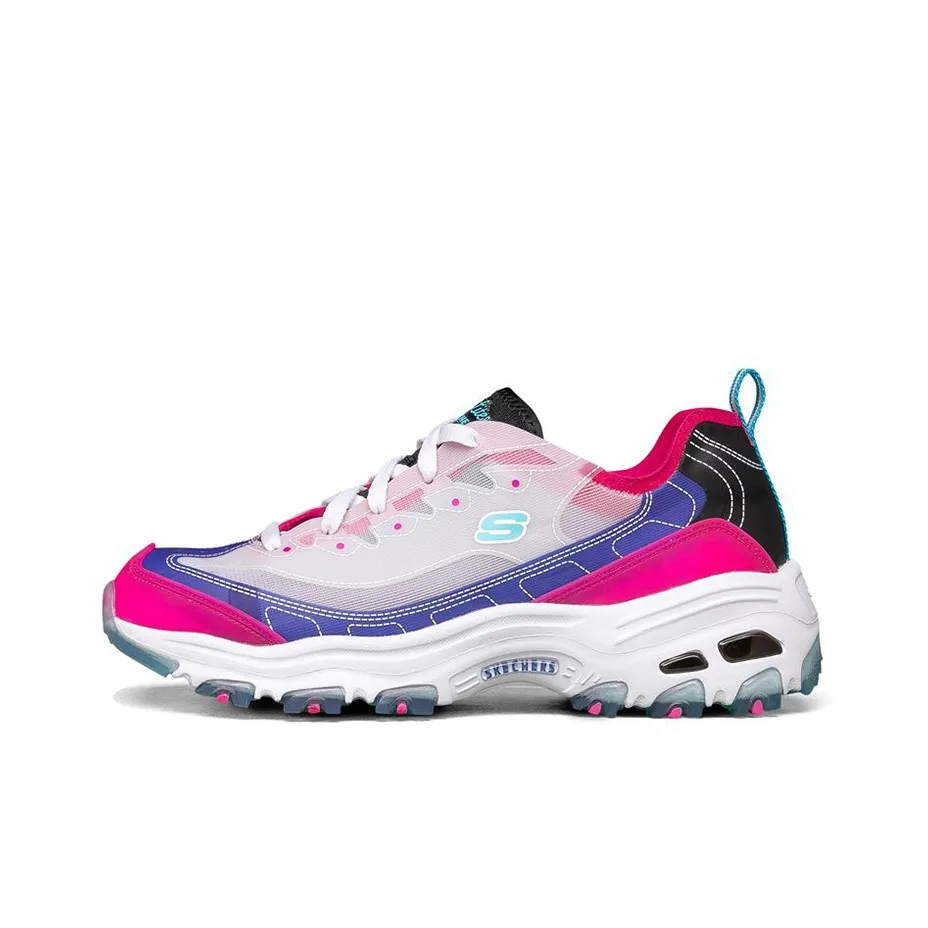 Skechers D'LITES 1,0 Low Топ Повседневная обувь Женская Персиково-розовая