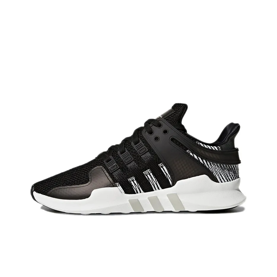 Adidas Originals EQT Устойчивый к истиранию низкий топ Casual Унисекс Белый Черный