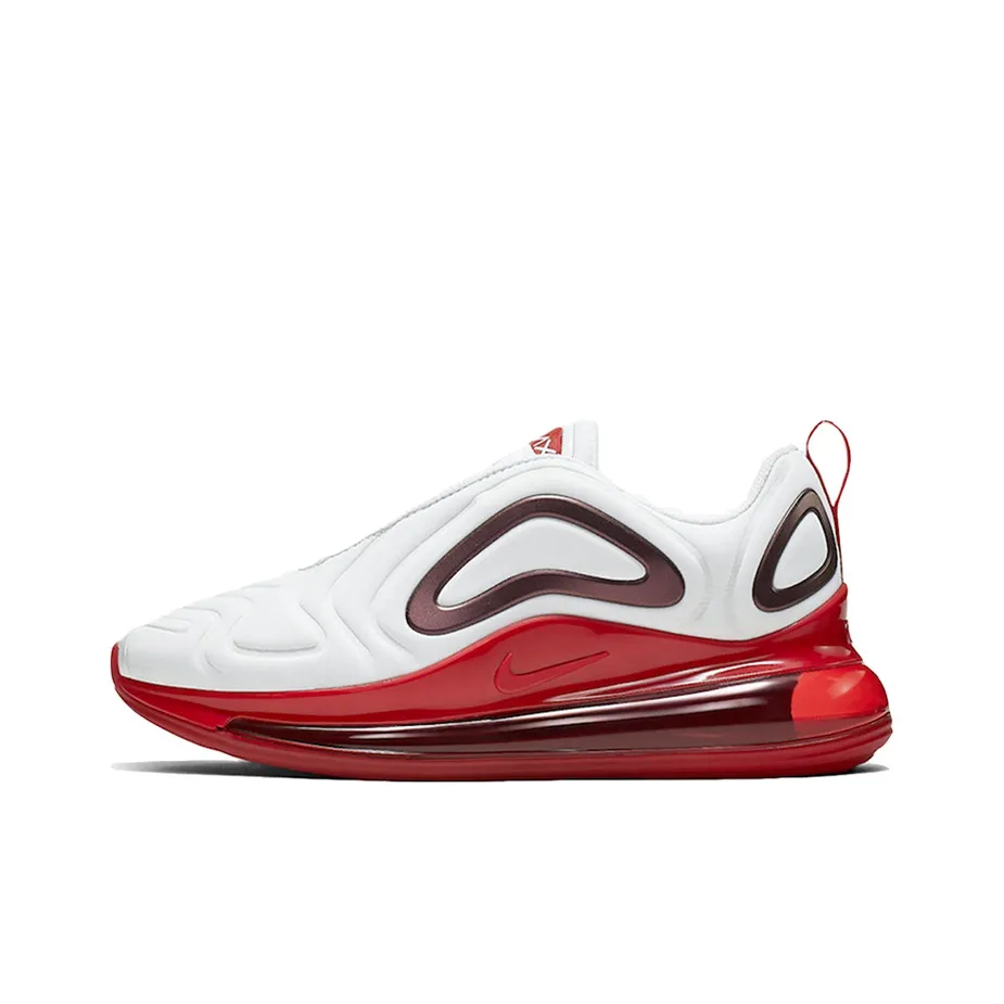Nike Air Max 720 'Фитнес-красный' Низкий Топ Casual Женские Белый Красный