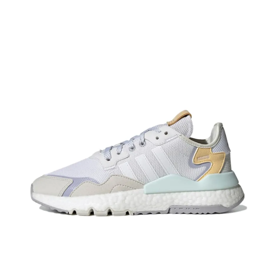 Adidas Originals Nite Jogger 'White Gray Purple' Women's
