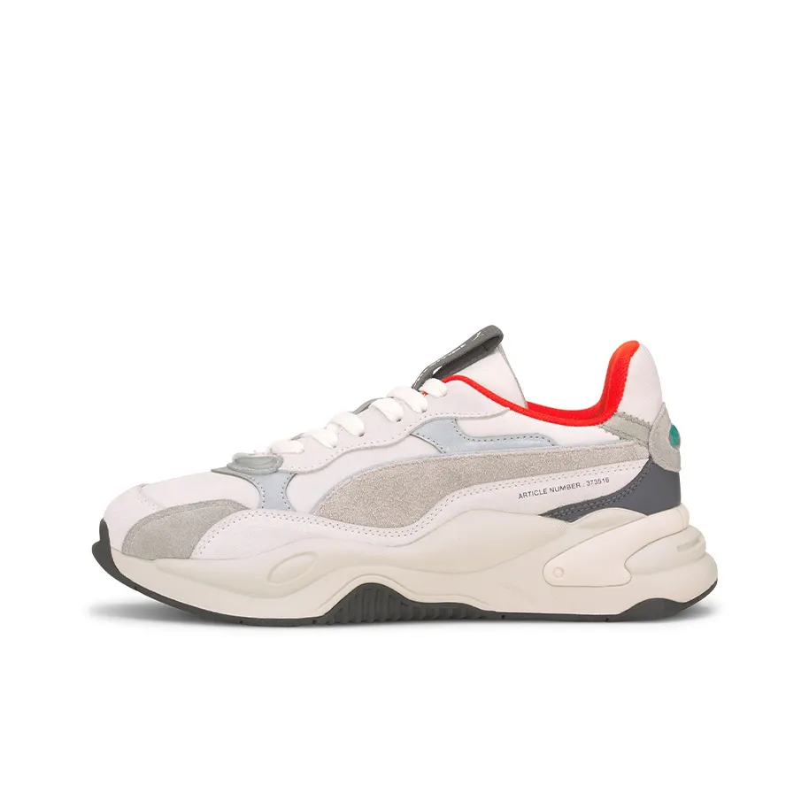 ATTEMPT X PUMA RS 2K Коллаборация Низкий Топ Casual Унисекс Белый Серый