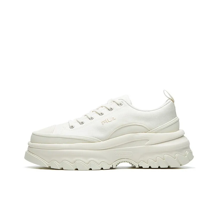 FILA Lava Low Top Casual Shoes Women's Milk White