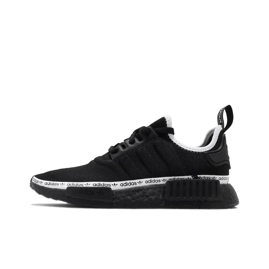 Adidas Originals NMD_R1 Casual Shoes Women's Low Top Black/White