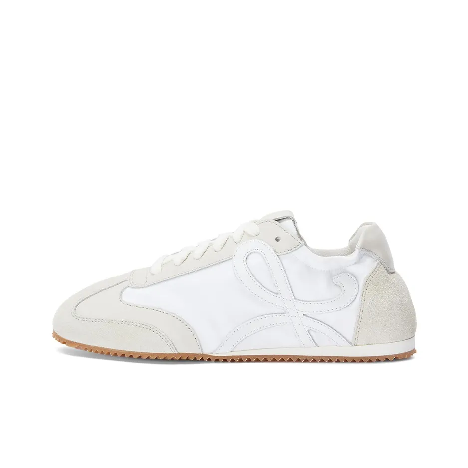 LOEWE Ballet Runner Slip Resistant, Abrasion Resistant, Lightweight Low Top Sports Casual Shoes Women's White