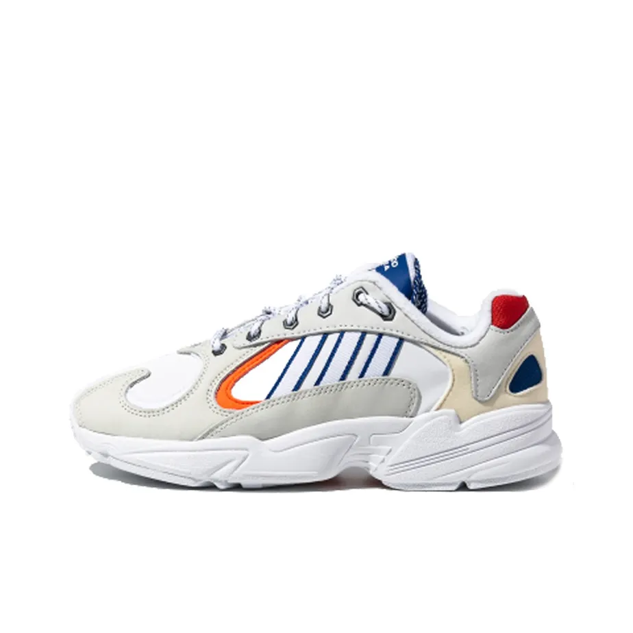 Adidas Originals YUNG 1 Non Slip Легкий Низкий Топ Casual Унисекс Серый Белый Синий