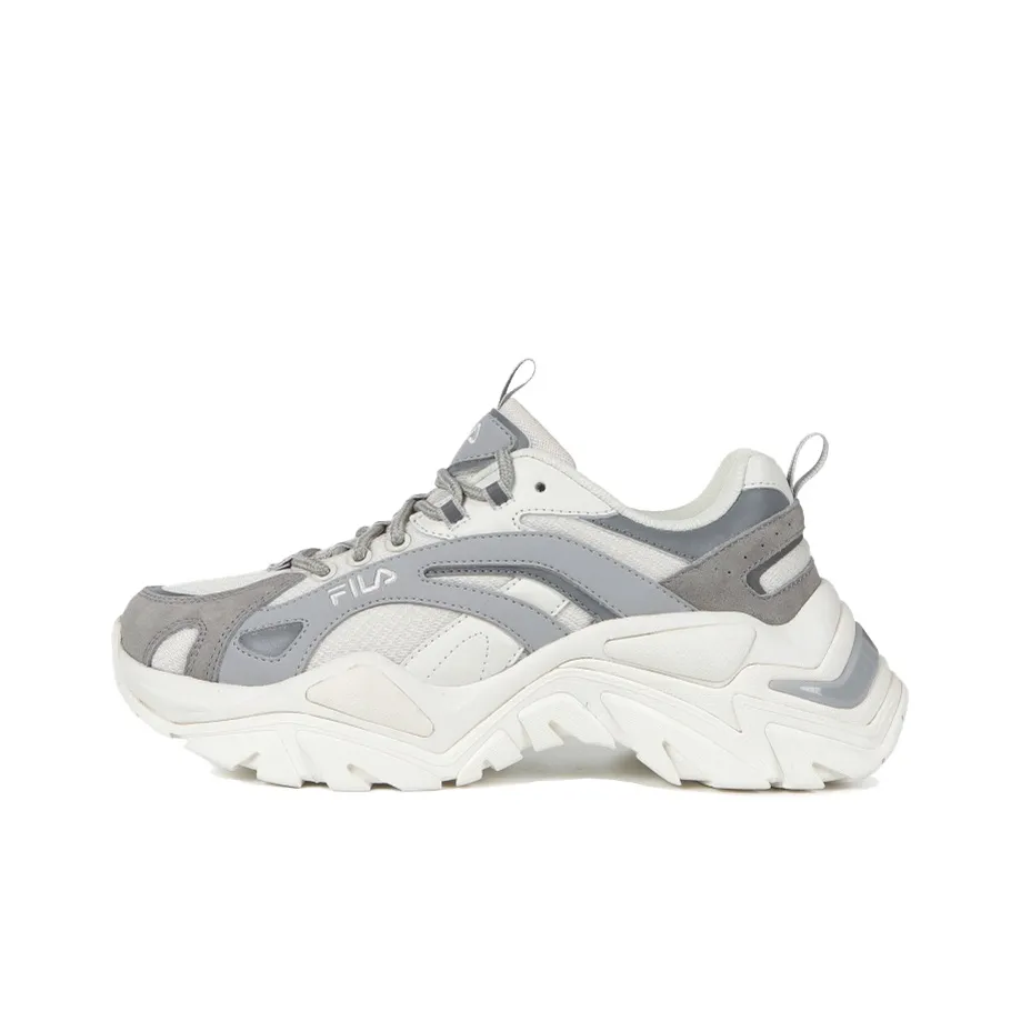 FILA File Low Top Running Shoes White/Grey