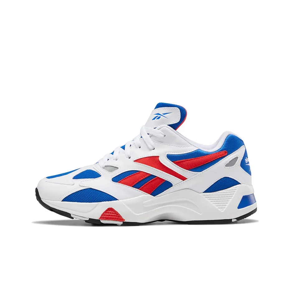 Reebok Aztrek 96 Амортизация Низкий Топ Casual Унисекс Белый Синий