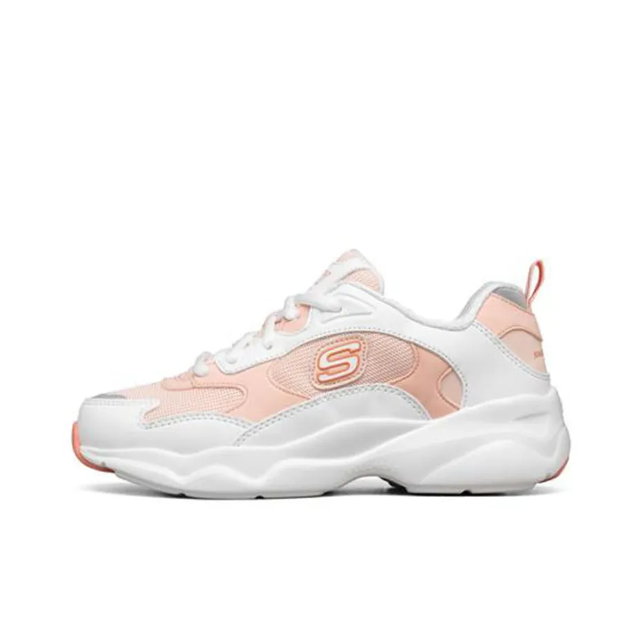 Skechers D'LITES AIRY Низкий Топ Casual Женский Белый Оранжевый