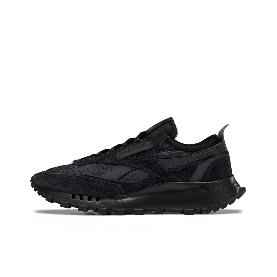 Reebok Classic Leather Legacy Shock Absorption Shoes/Sneakers Unisex Black