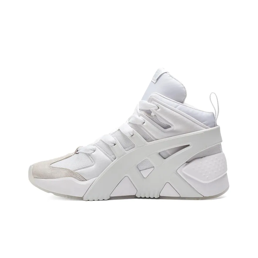 Onitsuka Tiger Big Logo Trainer Амортизаторы Slip-resistant Abrasion-resistant Низкий топ Повседневная обувь Unisex Белый